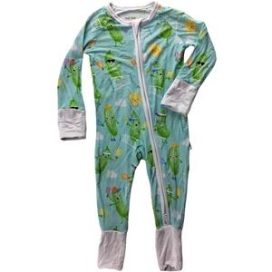 Little Sleepies 0 3 Mos Pickleball Zippy Longall 1pc Sleeper Bamboo Unisex Baby